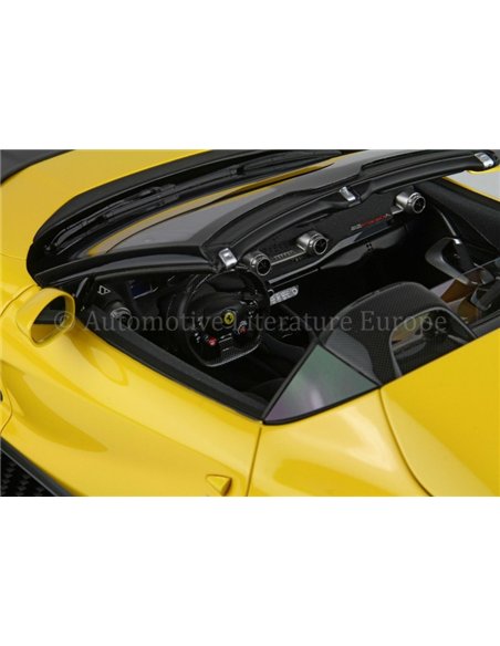2024 FERRARI 812 COMPETIZIONE A MODENA YELLOW MODELAUTO X/20