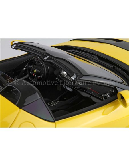 2024 FERRARI 812 COMPETIZIONE A MODENA YELLOW MODELAUTO X/20