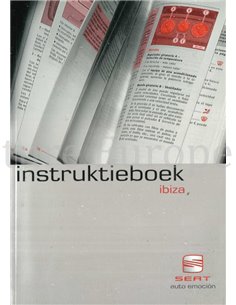 2002 SEAT IBIZA BETRIEBSANLEITUNG NIEDERLÄNDISCH