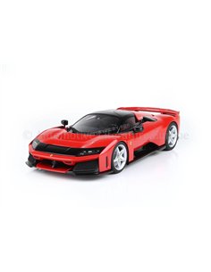 2025 FERRARI F80 ROSSO CORSA CERCHI SILVER MODELCAR