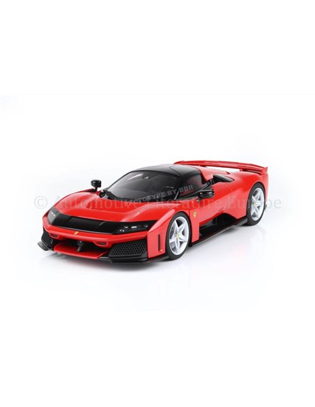 2025 FERRARI F80 ROSSO CORSA CERCHI SILVER MODELCAR