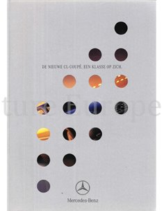 1999 MERCEDES BENZ CL KLASSE BROCHURE NEDERLANDS