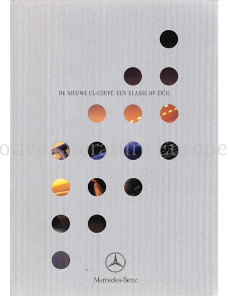 1999 MERCEDES BENZ CL KLASSE BROCHURE NEDERLANDS