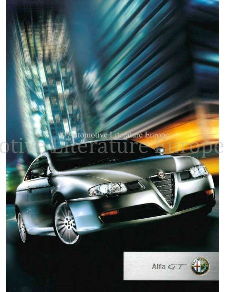 2003 ALFA ROMEO GT BROCHURE DUTCH