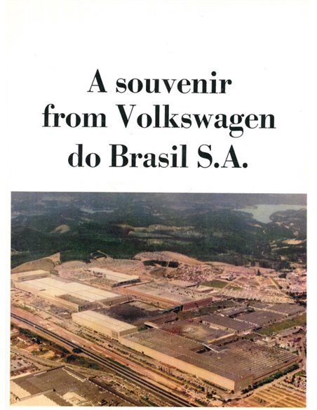 1973 VOLKSWAGEN IN BRASILIEN PROSPEKT ENGLISCH