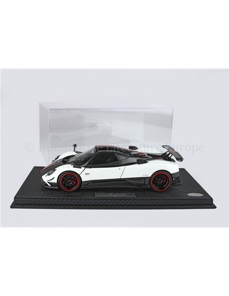 2008 PAGANI ZONDA CINQUE COUPE BIANCO BENNY RHD FULL OPEN DIECAST MODEL CAR