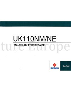 2019 SUZUKI UK110NM/NE BETRIEBSANLEITUNG FRANZÖSISCH