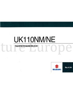 2019 SUZUKI UK110NM/NE INSTRUCTIEBOEKJE DUITS