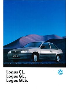 1993 VOLKSWAGEN LOGUS BROCHURE PORTUGEES (BRAZILIË) 