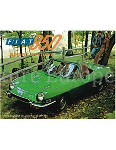 1970 FIAT 850 SPORT SPIDER BROCHURE ENGELS (USA)
