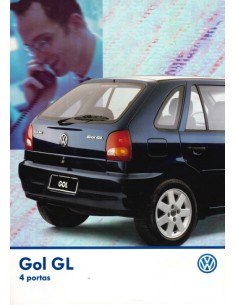 1999 VOLKSWAGEN GOL BROCHURE PORTUGEES (BRAZILIË) 