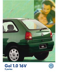 1999 VOLKSWAGEN GOL BROCHURE PORTUGEES (BRAZILIË) 