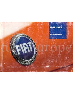 2005 FIAT IDEA BETRIEBSANLEITUNG NIEDERLÄNDISCH 