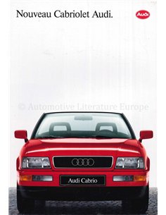 1991 AUDI CABRIOLET BROCHURE FRENCH