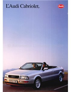 1993 AUDI CABRIOLET BROCHURE DUTCH