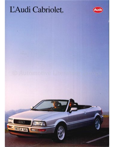 1993 AUDI CABRIOLET PROSPEKT NIEDERLÄNDISCH