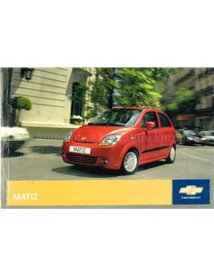 2008 CHEVROLET MATIZ OWNERS MANUAL DUTCH