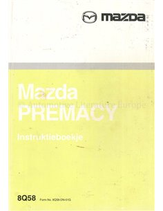 2001 MAZDA PREMACY OWNERS MANUAL DUTCH