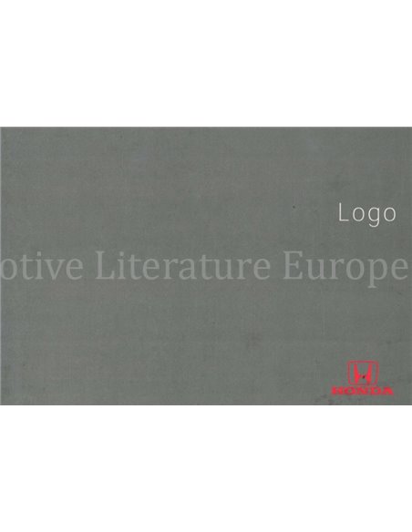 1998 HONDA LOGO BETRIEBSANLEITUNG NIEDERLÄNDISCH