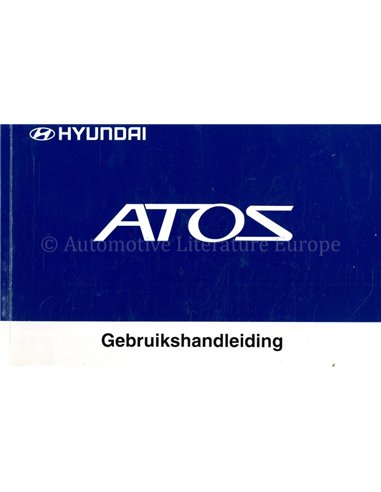 2001 HYUNDAI ATOS OWNERS MANUAL DUTCH