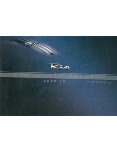2003 KIA RIO INSTRUCTIEBOEKJE NEDERLANDS