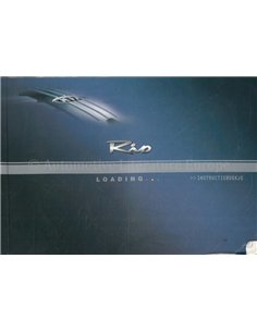 2004 KIA RIO BETRIEBSANLEITUNG NIEDERLÄNDISCH