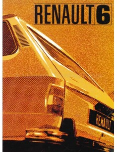 1972 RENAULT 6 BROCHURE FRANS 