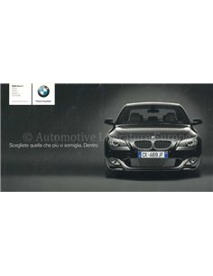 2007 BMW 5 SERIE BROCHURE ITALIAANS