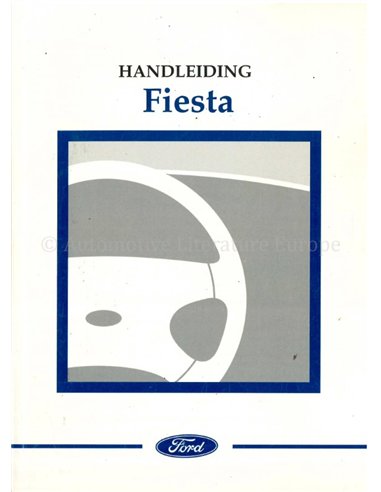 1998 FORD FIESTA BEDIENUNGSANLEITUNG NIEDERLÄNDISCH