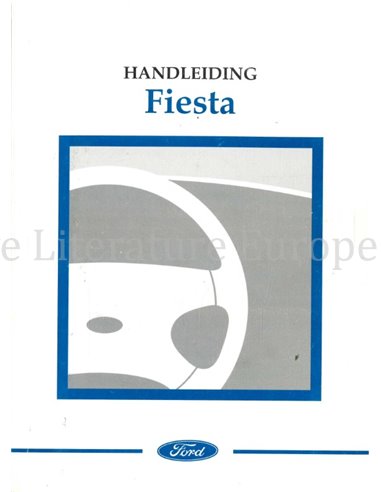 2002 FORD FIESTA BEDIENUNGSANLEITUNG NIEDERLÄNDISCH