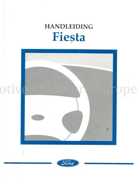 2002 FORD FIESTA OWNERS MANUAL DUTCH