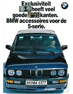 1987 BMW 3ER ZUBEHÖR PROSPEKT NIEDERLÄNDISCH