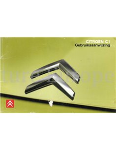 2008 CITROËN C1 BETRIEBSANLEITUNG NIEDERLÄNDISCH