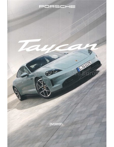 2024 PORSCHE TAYCAN BROCHURE NEDERLANDS