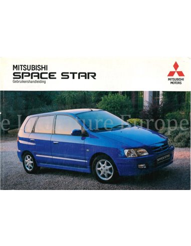 2000 MITSUBISHI SPACE STAR BETRIEBSANLEITUNG NIEDERLÄNDISCH