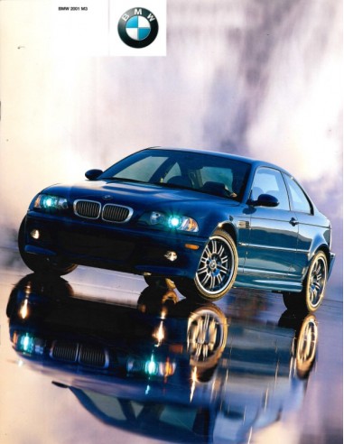 2001 BMW M3 BROCHURE ENGLISH (US)