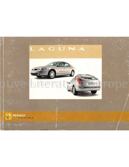 2004 RENAULT LAGUNA OWNER'S MANUAL DUTCH