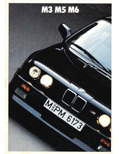 1987 BMW M3 | M5 | M6 BROCHURE JAPANS