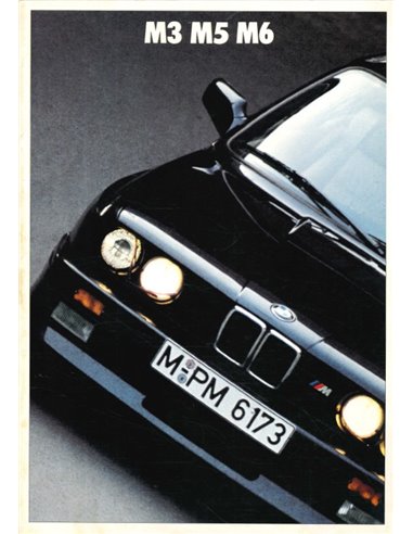 1987 BMW M3 | M5 | M6 BROCHURE JAPANESE