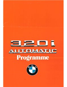 1981 BMW 3 SERIES BROCHURE JAPANESE