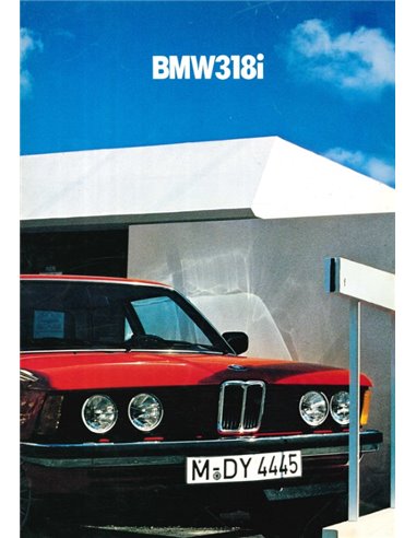1980 BMW 3 SERIES BROCHURE JAPANESE