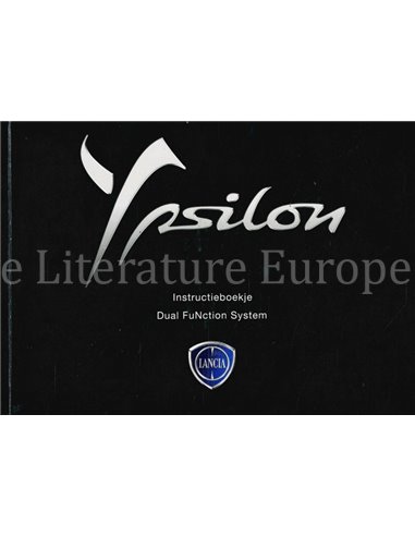 2014 LANCIA YPSILON BETRIEBSANLEITUNG NIEDERLÄNDISCH