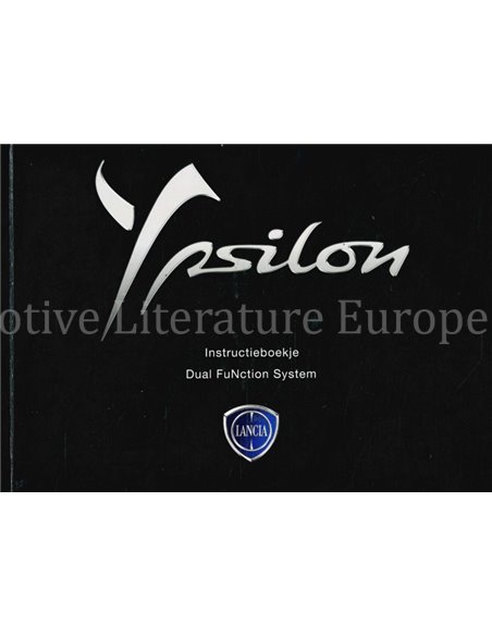 2014 LANCIA YPSILON BETRIEBSANLEITUNG NIEDERLÄNDISCH