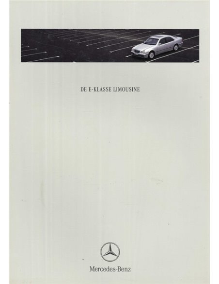 1999 MERCEDES BENZ E KLASSE BROCHURE NEDERLANDS