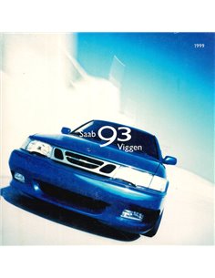 1999 SAAB 9-3 VIGGEN BROCHURE DUITS