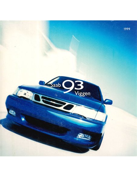 1999 SAAB 9-3 VIGGEN BROCHURE DUITS