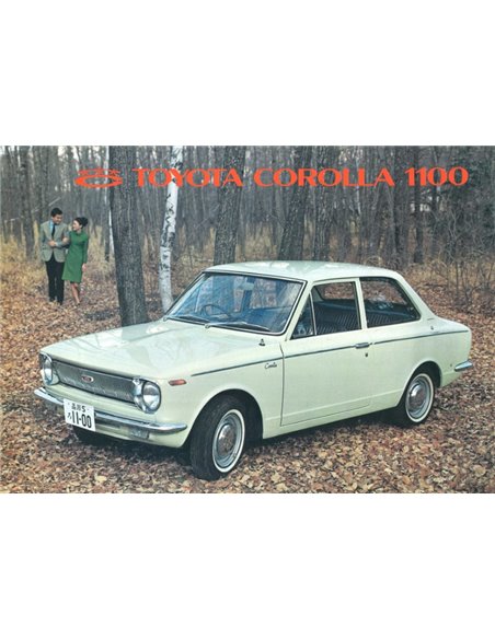 1967 TOYOTA COROLLA BROCHURE ENGELS