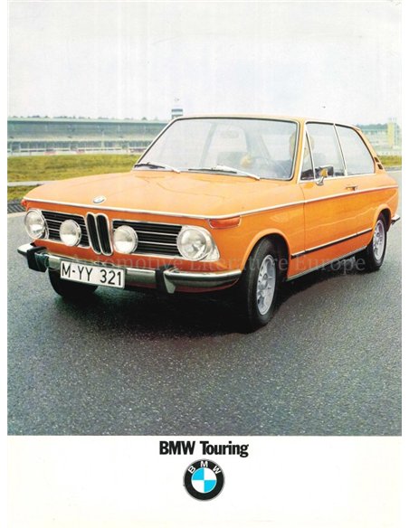1972 BMW TOURING PROSPEKT NIEDERLÄNDISCH