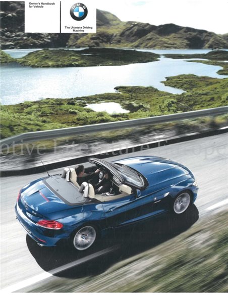 2010 BMW Z4 ROADSTER INSTRUCTIEBOEKJE ENGELS