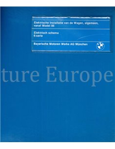 1986 BMW 6-SERIES ELECTRICAL WIRING DIAGRAM DUTCH